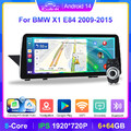 12.3'' 8-Kern 4G LTE Android 14 6+64GB Autoradio GPS Navi AUX für BMW X1 E84 CIC