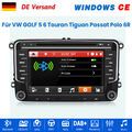 Für VW GOLF 5 6 Passat Polo Autoradio DAB+ Navigation CD DVD Player Bluetooth FM