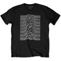 Joy Division 'Unknown Pleasures Waves' (Schwarz) T-Shirt (Plus Sizing)