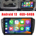 4+64GB Für Seat Ibiza 6j 2009-2013 Android 13 Autoradio Carplay GPS Navi DSP Kam