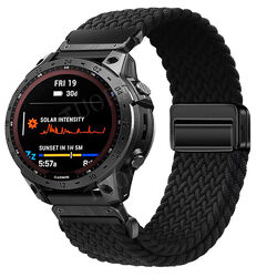 Quickfit Armband Magnet Nylon Loop Für Garmin Fenix 7/7X 6/6X Pro/5/5X Plus/3HR