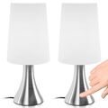 Jago® Tischlampe Dimmer Touchfunktion Nachttischlampe Tischleuchte Nachttischleu