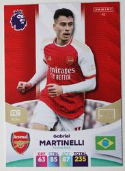 Panini Premier League 2024 Adrenalyn XL Card No. 42, Gabriel Martinelli, Arsenal