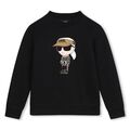 KARL LAGERFELD KIDS Sweatshirt schwarz iconic Print