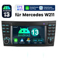 Für Mercedes Benz E-Class W211 W219 Autoradio Android13 GPS Navi WIFI BT CarPlay