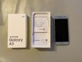 Samsung Galaxy A3 2017 (SM-A320FL) 4,7 Zoll 16 GB Android blau, guter Zustand