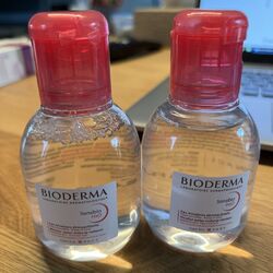 2x BIODERMA Sensibio H2O Micellar Water Mizellenwasser makeup remover 100 ml NEU