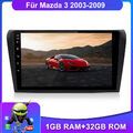 Für Mazda 3 2003-2009 9" Android 12 Autoradio GPS NAVI USB WIFI FM DAB+ BT 1+32G