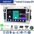 DAB+ 64G Android 13 Autoradio Carplay Canbus Kam Für Opel Corsa C D Astra Zafira