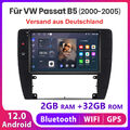 2+32G SAT Für Passat B5 Android12 FM WIFI BT GPS NAVI SWC DAB Carplay Autoradio 