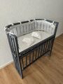 babybay Boxspring Beistellbett Comfort Buchenholz Kinderbett Bett mit Zubehör