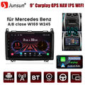 Für Benz W245 W169 A B Klasse Autoradio Carplay DAB DSP RDS 1280P HD Touchscreen