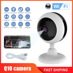 Überwachungskamera WLAN IP Kamera 1080p Innen Webcam Wlan Funk IR Nachtsicht DE