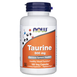 Now Foods Taurin 500 mg, 100 Kapseln