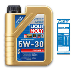 1x 1L LIQUI MOLY Motoröl Longlife III 5W-30 VW / Porsche / BMW / MercedesWerkstatt-Service verfügbar - Jetzt Termin buchen