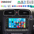 2+64G +Cam Für VW Golf 5 Polo Passat Touran EOS Autoradio Carplay Android 13 GPS