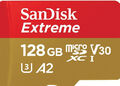 SanDisk Extreme 128GB microSDXC A2 U3 V30  190/90 MB/s 4K UHD