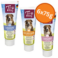 6x75g Set Tubidog Leberwurst+Lachscreme+Geflügelcreme Mixpaket 3 Sorten Tubidog