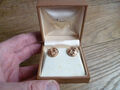 Welsh, Vintage Paar Ohrstecker 9 kt Clogau Gold Lebensbaum