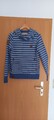 NAKETANO  Damen Kapuzen Pullover- Sweatshirt Hoodie  Gr. M  blau-weiß NW!