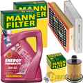 MANN INSPEKTIONSPAKET+5L MANNOL 5W-40 ÖL passend für OPEL INSIGNIA A 2.0 CDTI