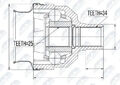 Antriebswellengelenk getriebeseitig NPW-PL-025 NTY für OPEL ASTRA H ASTRA H GTC