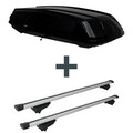 Dachbox GP Rapture + Dachträger G3 Clop airflow für Dacia Logan Express Typ FS