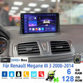 Für Renault Megane 3 2008-2014 Autoradio Carplay Navi GPS Android14 WIFI BT DAB+