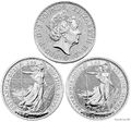 Silver Coin: 2 x 1 oz Britannia 2022-23 - QEII - 2 x 1oz Fine Silver 0,999