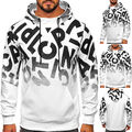 Sweatshirt Kapuzenpullover Pullover Hoodie Print Aufdruck Men Herren BOLF Motiv