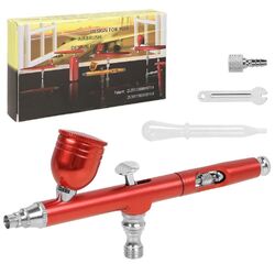 Profi Airbrush Pistole Airbrushpistole Komplett Set Double Action Pistolen 0.3mm