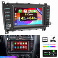 Carplay Navi GPS Für Mercedes Benz CLK W209 C209 CLC 4+64G Android 13 Autoradio