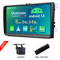 DAB+ Android 13 Autoradio Octa Core GPS Navi für VW Jetta V Vl Passat B6 B7 3C