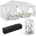 Pavillon 3x3/3x6m Faltpavillon Partyzelt Gartenzelt Pavillion Pop Up Wasserdich