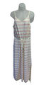 Brandneu mit Etikett Hush Aubrey Wellenstich gestricktes Midi-Kleid UK 12 UVP £89