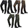 Herren Camouflage Army Hose Freizeit Baumwoll Pants Cargohose mit Gürtel IT096