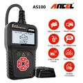 AS100 Profi OBD2 Diagnosegerät Tool Auto KFZ EOBD Scanner Fehlerauslesegerät NEW