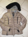 Navahoo Damen Winter Stepp Jacke -Winterjacke Teddyfell, bronze- nur 1x getragen