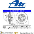 2X DIE BREMSSCHEIBE FÜR VW SEAT AUDI SKODA BORA VARIANT 1J6 AUQ AGN AQP BDE AUE