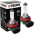 2x TECPO H11 HALOGEN AUTO-LAMPE 12V 55W GLÜHBIRNE PGJ19-2 KFZ BIRNE GLÜHLAMPE