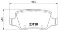 BREMBO Bremsbelagsatz Scheibenbremse PRIME LINE P 50 090 für KLASSE MERCEDES 150