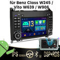 For Mercedes Benz A/B/V Klasse 7zoll Android13 Autoradio GPS Navi Carplay 32G BT