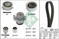 Wasserpumpe + Zahnriemensatz INA 530055032 für VW Sharan 7N 2.0 10-22