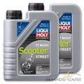 2x 1 L LIQUI MOLY MOTORBIKE 2T BASIC SCOOTER STREET MOTOR-ÖL MOTOREN-ÖL 50042101