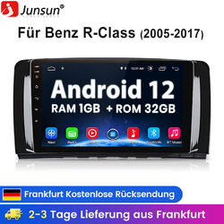 Android 13 Carplay Autoradio GPS Navi WiFi RDS Für Benz R-Klasse W251 2005-2017