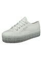 Superga Damen-Sneaker S111TPW 2790 COTU Minilettering Weiß A69 Gr. 40