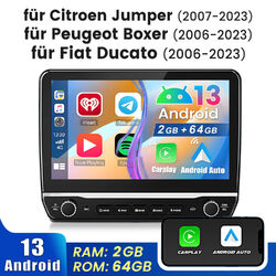 DAB+ 2+64G Für Fiat Ducato 2006-2023 Android 13 Autoradio Navi Apple CarPlay SWC