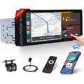 6.9" 1 Din Apple Carplay Autoradio 2G+64G Android 13 Navi GPS FM RDS WiFi + Kam