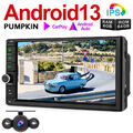 Pumpkin 7" Android 13 Autoradio 2 DIN GPS Navi RDS USB 4GB 64GB Bluetooth+Kamera