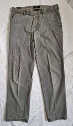 Jb013) BRAX - Four-Pocket-Chino "ENNO" in Oliv-Grün / Größe 50